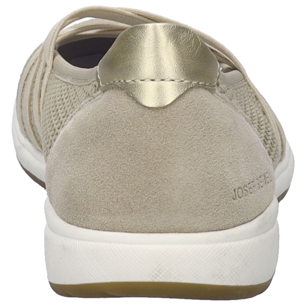 Josef Seibel Riemchenballerina »Caren 67« Slipper Sneaker Schlupfschuh mit Metallic Einsatz an der Ferse online kaufen Begrenzt auf 3 Tage