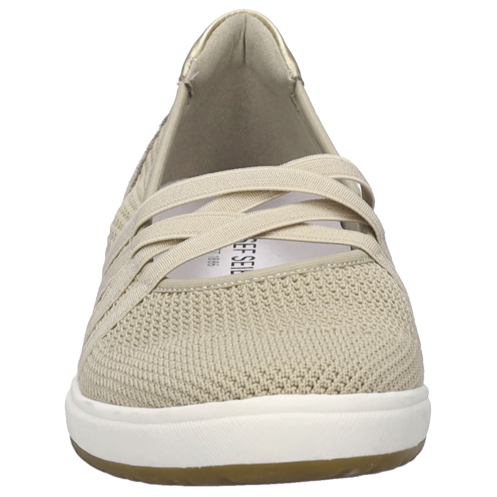 Josef Seibel Riemchenballerina »Caren 67« Slipper Sneaker Schlupfschuh mit Metallic Einsatz an der Ferse online kaufen Begrenzt auf 3 Tage